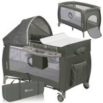 Lit parapluie 3en1 - lionelo sven plus - parc bb - table  langer - moustiquaire - matelas - 0 - 36 ...