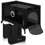 Lit parapluie compact 2en1 lionelo stefi - parc bb - 0 - 36 mois - sac de transport - pliage rapide ...