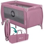 Lit parapluie compact 2en1 lionelo stefi plus - parc bb - matelas en mousse t25 - 0 - 36 mois - pliage ...