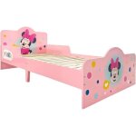 Lit une place disney minnie - disney - bois - rose - enfant - a lattes Lit une place disney minnie - disney - bois - rose - enfant - a lattes