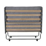 Lit pliant - 120x190 - gain de place - 15 lattes bois made in france - 1 / 2 personne