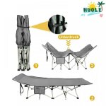 Lit pliant stable et portable pour la pause d�jeuner 190 * 67 * 35cm lit tubulaire rond de dix pieds ...