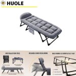 Lit pliant stable et portable pour la pause d�jeuner lit de 190 cm en tissu oxford plus large et plus ...