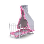 Lit poupe - milly mally - lily prestige - ciel de lit rose - pour enfants  partir de 3 ans - mixte