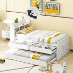 Lit simple 90 x 190 cm avec tiroir et prise usb lit gigogne lit enfant tete de lit avec rangements lit ... Lit simple 90 x 190 cm avec tiroir et prise usb lit gigogne lit enfant tete de lit avec rangements lit ...