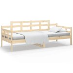 Lit simple contemporain banquette lit / lit de jour sans matelasbois de pin massif 80x200 cm - 1 place ...