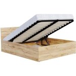 Lit panama 120x200 + coffre - sommier inclus chne