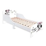 Lit standard - minnie - blanc - bois massif - vintage 140x70 cm