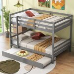 Lits superpos�s - singularity - 140x200 - lit gigogne - garde - corps hauts - escalier d?�curie