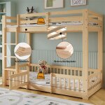 Lit superpos� 2 places lit superpos� enfant 90x200 lit enfant deux place barri�re et porte escalier d?angle ...