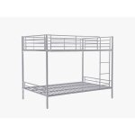 Lits superpos�s - 2 x 120 x 190 cm - argent - duotis