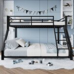 Lit superpos� 3 personnes 90x 200 cm + 140x200cm lit enfant avec escalier et barri�re de s�curit� lit ...