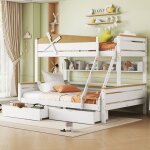 Lits superposés 90 / 140 x 200 cm lit enfant lit simple en bois massif avec étagères 2 tiroirs échelle ... Lits superposés 90 / 140 x 200 cm lit enfant lit simple en bois massif avec étagères 2 tiroirs échelle ...