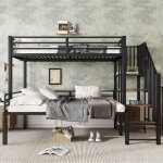 Lit superpos 90x200 + 120x200cm lit enfant avec sommier lattes lit 2 places?lit mezzanine?lit adolescents ...