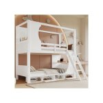 Lit superpos� 90x200 cm - lit enfant combin� avec armoire table pratique et escalier s�curis� - grand ...