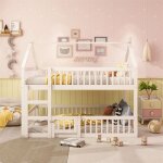 Lit superpos� enfant 140x200 lit familial enfant avec escalier design mezzanine cadre de lit superpos� ...