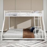 Lit superpos enfant / ado / adultes en mtalcadre de lit enfant 90 / 140x190 avec chelles et rampes ...