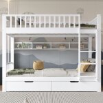 Lit superpos� lit enfant avec �chelle � 3 marches � angle droit escalier pouvant �tre mont� � gauche ...