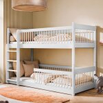 Lit superpos pour enfant - transformable en 2 lits simples - taille de couchage 80x180 cm - autres tailles ...