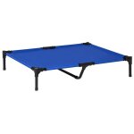 Lit surlev pour chien - pawhut - sac de transport inclus - cadre en mtal tissu oxford haute densit ...