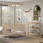 Lit et table � langer vipack - meryl - 1244 x 654 x 844cm - bois