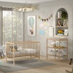 Lit et table � langer vipack - meryl - 1244 x 654 x 844cm - bois