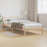 Lit vidaxl avec t�te de lit 80x210 cm en bois de pin massif 869760