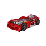 Lit voiture - carbeds - max rouge - 90x200 cm - mdf laqu - 1 place