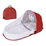Lit de voyage pliable pour b�b� avec moustiquaire et auvent facile � transporter parfait pour les voyages ...