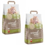 Liti�re agglom�rante classique broy�e 2x 7 litres animax