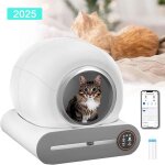 Litière chat autonettoyant 65 l bac à litière pour chat moniteur de santé automatique désodorisant lonique ... Litière chat autonettoyant 65 l bac à litière pour chat moniteur de santé automatique désodorisant lonique ...
