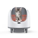 Liti�re chat autonettoyante 68l bac � liti�re connect� contr�le via app d�tection sant� d�sodorisant ...