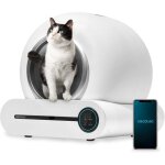 Litiere chat autonettoyante pour chats contrle app / alerte intelligente / moniteur de sant / dsodorisant ...