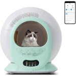 Litiere chat autonettoyante xxl 65l bac litire pour chat automatique alarme scurise anti - odeur pour ...
