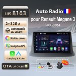 Litillbuly autoradio 2go 32go wifi pour renault megane 3 2008 - 2014 accessoire autoradio android voiture ...