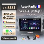 Litillbuly autoradio 4g 4go 64go pour kia sportage 3 2010 - 2016 accessoire autoradio android voiture ...