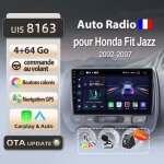 Litillbuly autoradio 4go 64go wifi pour honda jazz 1fit 2002 - 2007 accessoire autoradio android voiture ...