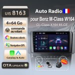 Litillbuly autoradio 4go 64go wifi pour mercedes benz gl ml w164 accessoire autoradio android voiture ...