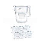 Little balance carafe filtrante + lot de 6 cartouches filtrantes - 8634