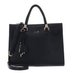 Liu jo sac � �paule bandouli�re noir pour femme - manhattan ecs tote bag m nero 333001