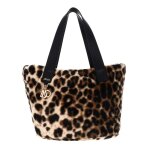Liu jo sac shopper beige noir pour femme - verry tote bag macul. naturale 316571