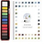 Livre de pratique aquarelle pour adultes paysages naturelscahier dexercice pour d�butants id�e cadeau ...