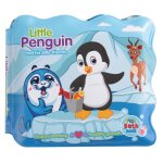 Livre de bain en plastique indchirable pour bb jouet ducatif pour lheure du bain (pingouin)