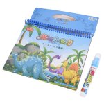 Livre de coloriage magique portable avec stylo pour enfants jouet ducatif pour dessiner et peindre (dinosaure ...