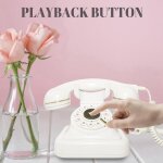 Livre de message audio de mariage r�tro europ�en anniversaire voix b�n�diction message d�coration t�l�phone ...