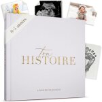 Livre de naissance - album photos et naissance - 132 pages et album photo scrapbooking photos de 10 x ...