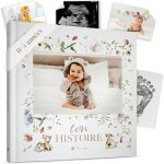 Livre de naissance - album photos et naissance - cadeau naissance 132 pages et album photo scrapbooking ...