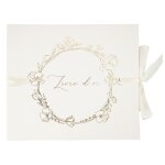 Livre dor carton baptme vgtal or 68p 22x19cm