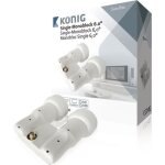 Lnb monobloc single double tete 02 db satellite astra hotbird 1 sortie Lnb monobloc single double tete 02 db satellite astra hotbird 1 sortie