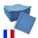 Lnt france - lot de 5 serpilli�res 50x100cm multi - usagefabriqu�es en france - 100% recycl�e